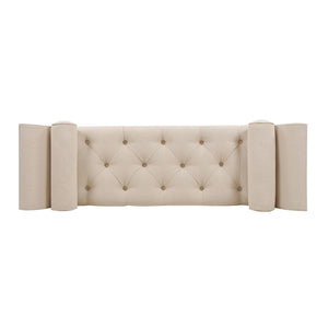 Alma - Tufted Flared Arm Entryway Bench by Couch.com