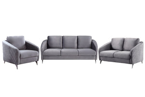 Sofia - Velvet Fabric Living Room Set by Couch.com