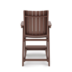 Modern Counter Chair Sleek HDPE Poly Lumber For Dining, Patio, And Garden Comfort by Couch.com