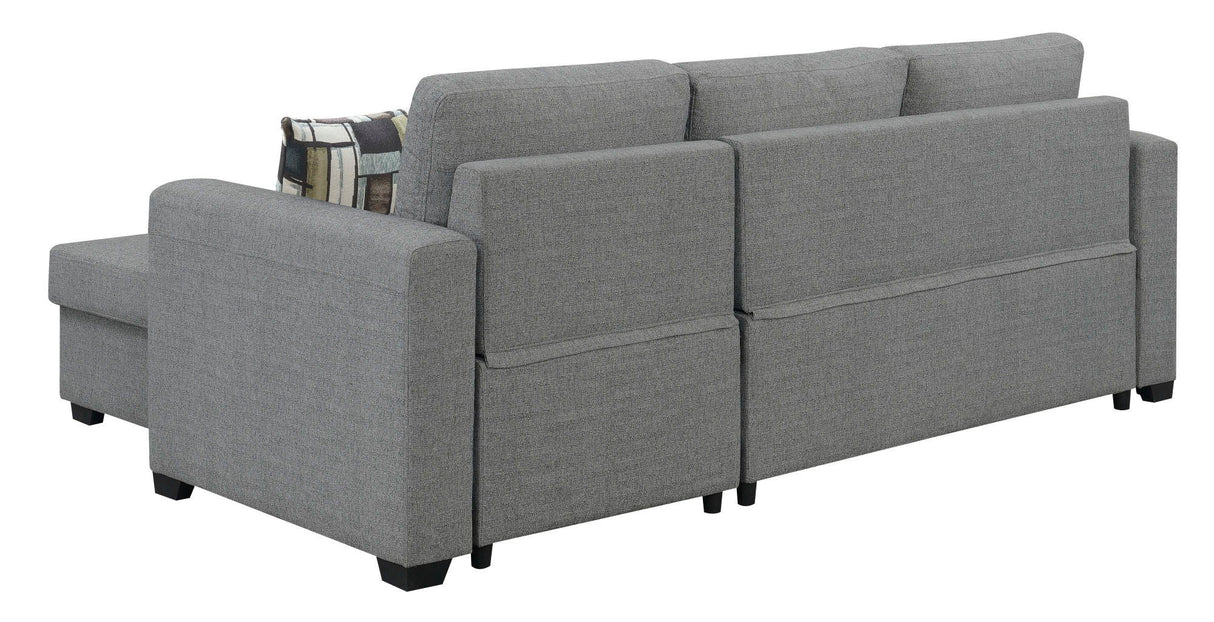 Pensole - Reversible Pop - Up Sleeper Sectional by Couch.com