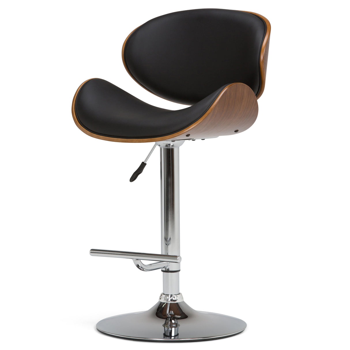 Marana - Multifunctional Handcrafted Bentwood Adjustable Swivel Bar Stool by Couch.com