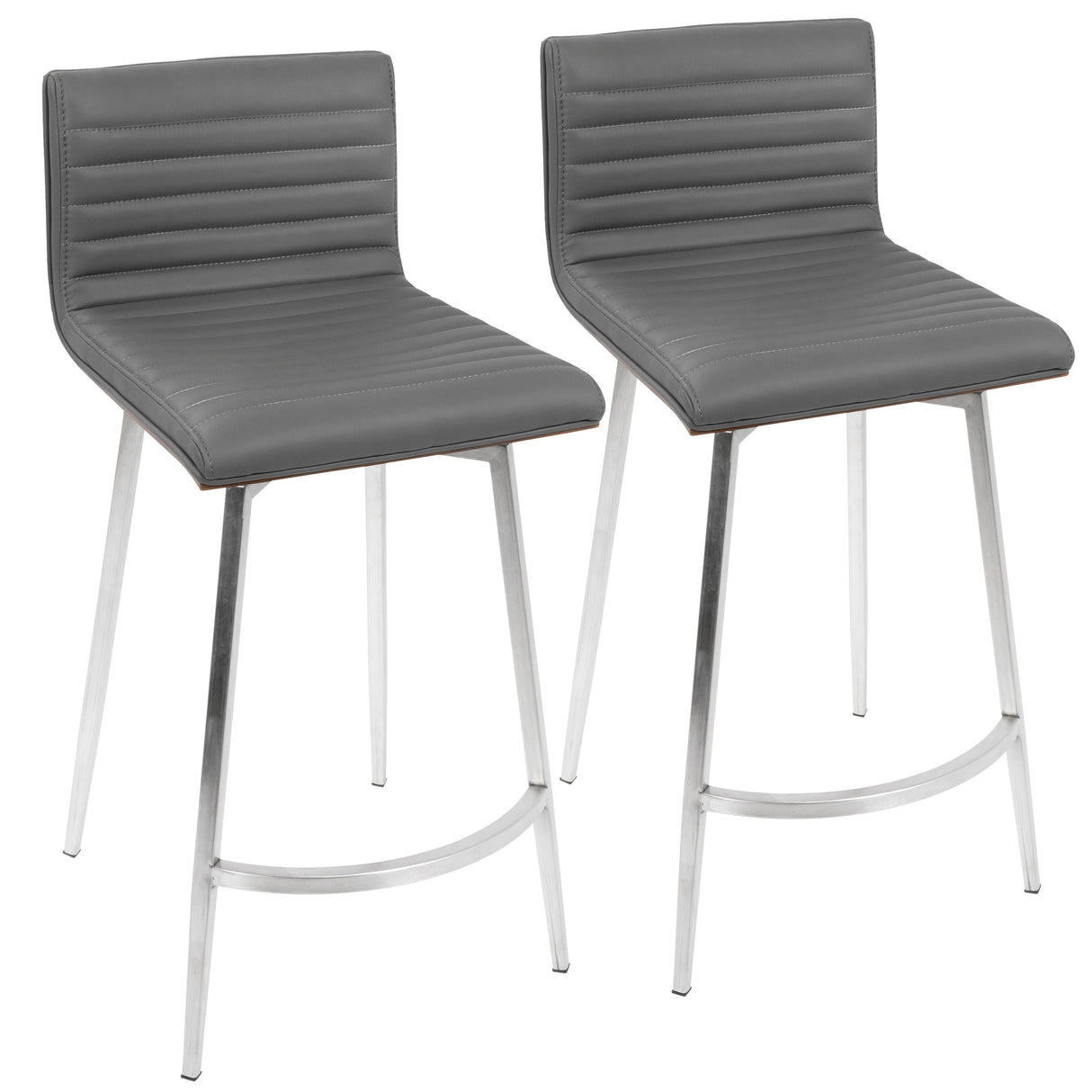 Mason - Contemporary Swivel Counter Stool (Set of 2) by Couch.com