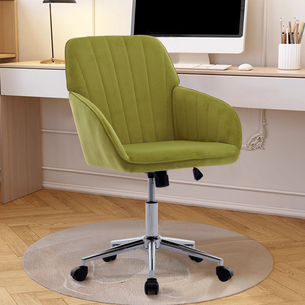 Adjustable Ergonomic Office Chair, Swivel Backrest Seat by Couch.com