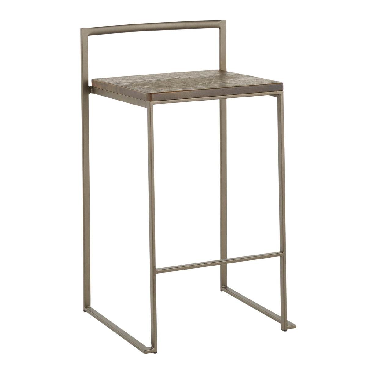 Fuji - Industrial Stackable Counter Stool Set by Couch.com