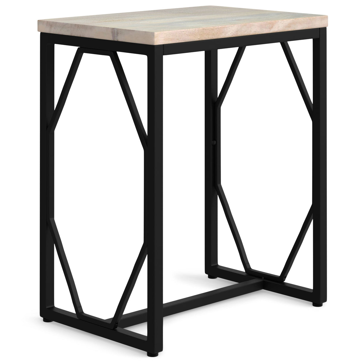 Selma - Handcrafted Metal And Wood Accent Table by Couch.com