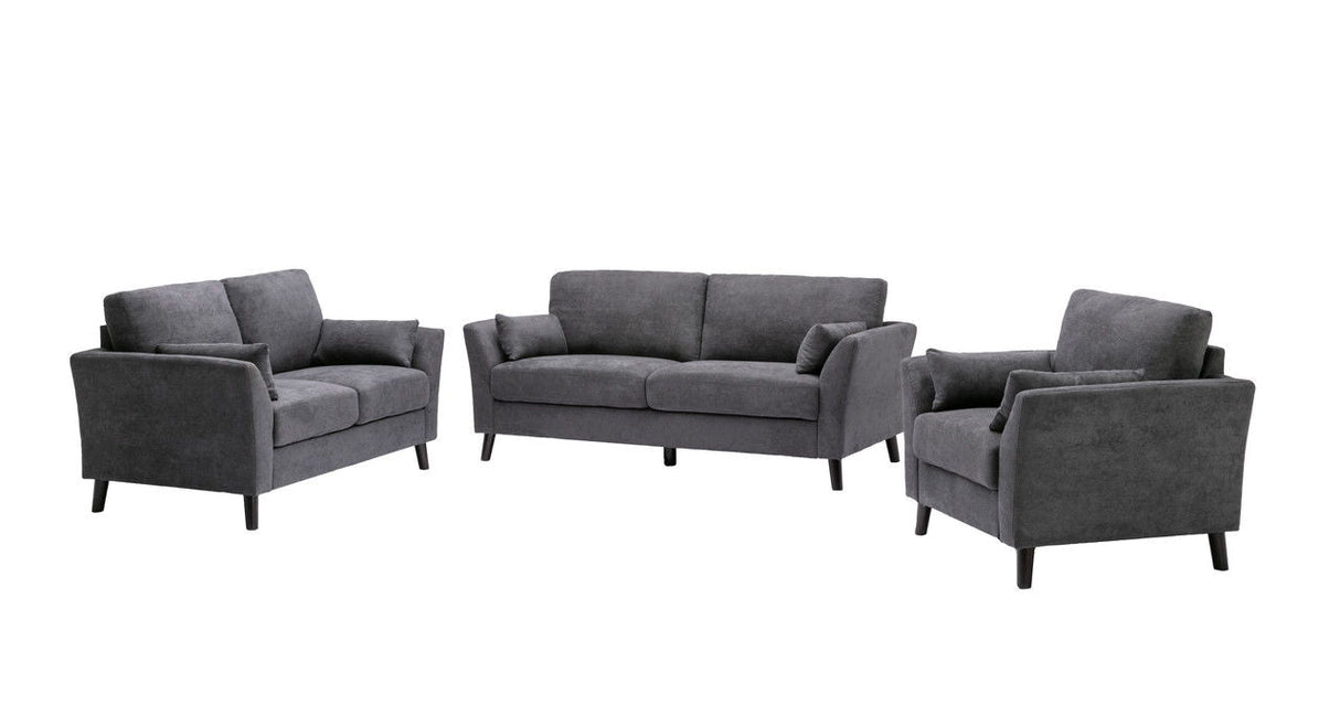 Damian - Woven Fabric Sofa Set by Couch.com