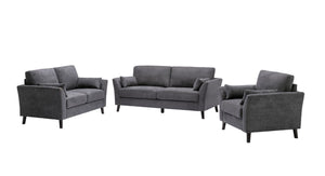 Damian - Woven Fabric Sofa Set by Couch.com