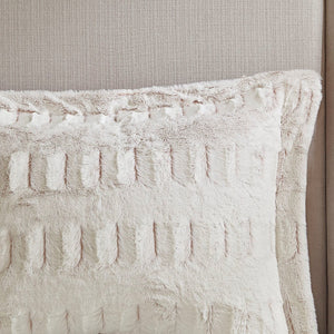 Twin/Twin XL Back Print Long Fur Comforter Mini Set