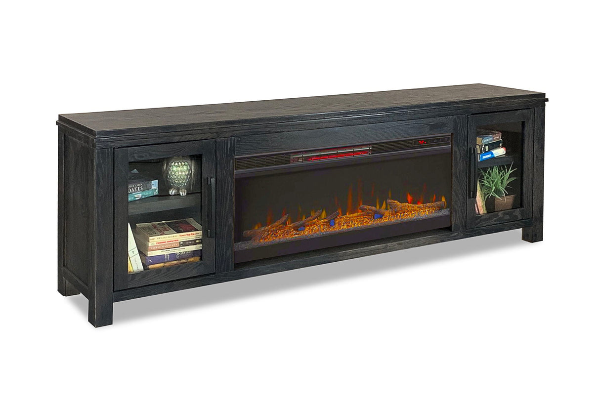 Tybee - Electric Fireplace TV Console For TVs Up To 95" - Clove by Couch.com