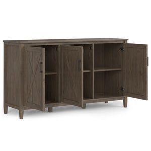 Ela - Wide Storage Cabinet - Smoky Brown by Couch.com