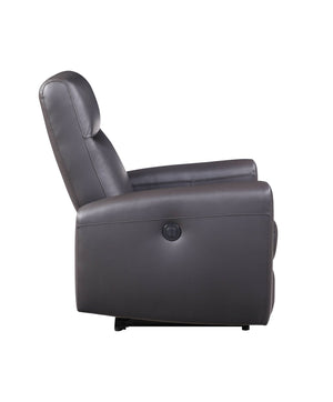 Blane - Top Grain Leather Match Power Motion Recliner - Brown