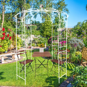 Metal Garden Arch Iron Garden Arbors Gazebo Dia High Birdcage Shape Pergola Pavilion For Wedding Ceremony by Couch.com