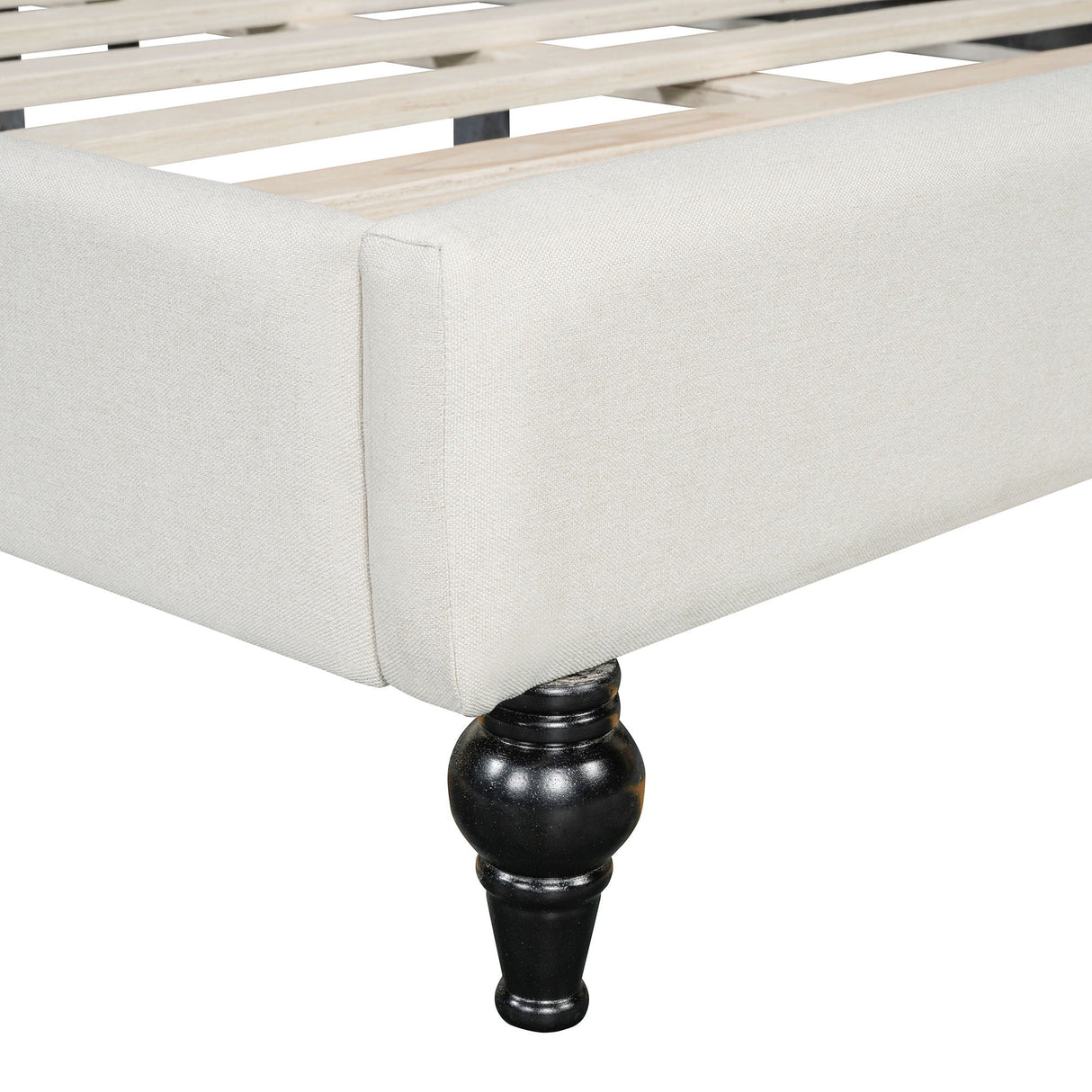 Modern L Shaped Linen Daybed With Legs by Couch.com