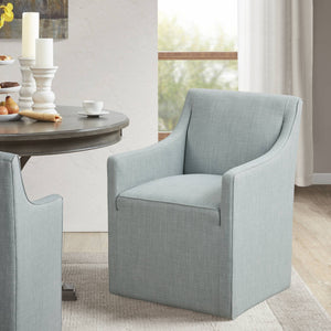 Traditional Skirted Dining Arm Chair