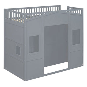 Loft Stylish Bed With Ladder And Wardrobe by Couch.com