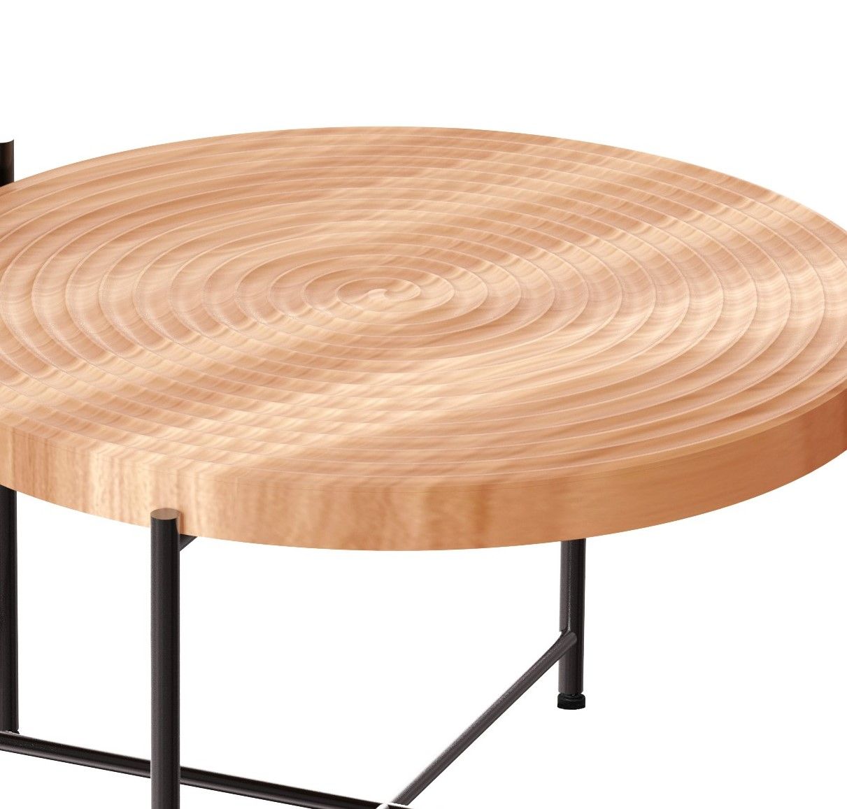 Coffee And End Table Set Waterproof Cover, Distressed Cylindrical Design, Legs Classic Rustic Charm (Set of 2) by Couch.com