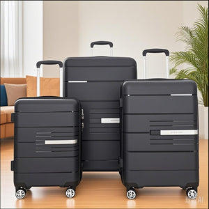 Hardshell Suitcase Double Spinner Wheels Luggage Sets, Lightweight With Tsa Lock, 3 Piece Set by Couch.com