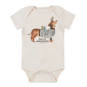 Cute Printed Short Sleeved Romper For Babies