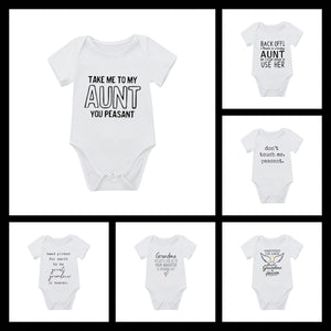Summer Short Sleeve Baby Romper Bodysuit