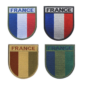 Blue White And Red Striped Velcro Armband Embroidery
