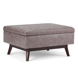 Owen - Upholstered Rectangular Storage Ottoman by Couch.com