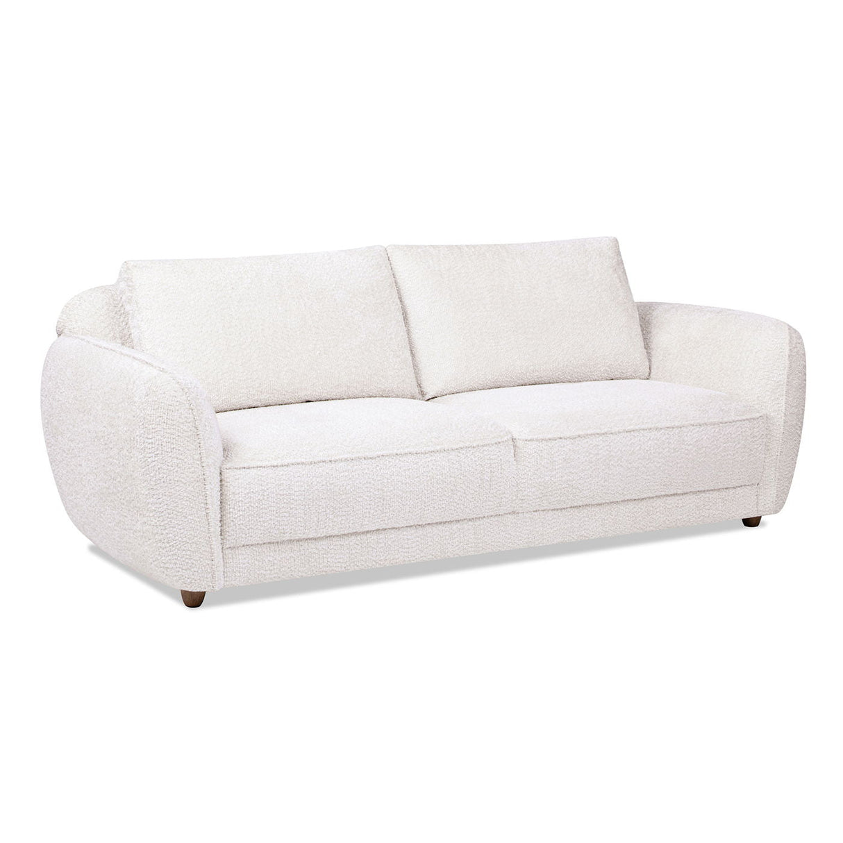 Sharon - Puffy Arm Sofa - Alpaca Off-White by Couch.com