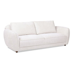 Sharon - Puffy Arm Sofa - Alpaca Off-White by Couch.com