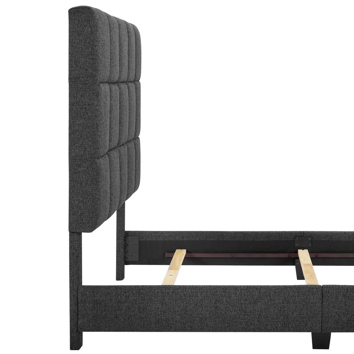 Squares Upholstered Platform Bed by Couch.com