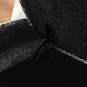 Oval Ottoman Storage Bench Chenille Bench With Large Storage Space For The Living Room, Entryway And Bedroom by Couch.com