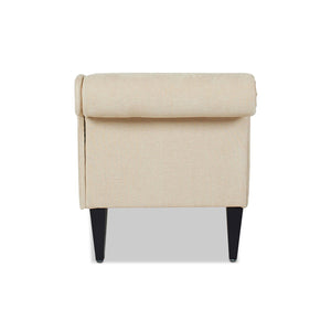 Harrison - Tufted Roll Arm Chaise Lounge by Couch.com