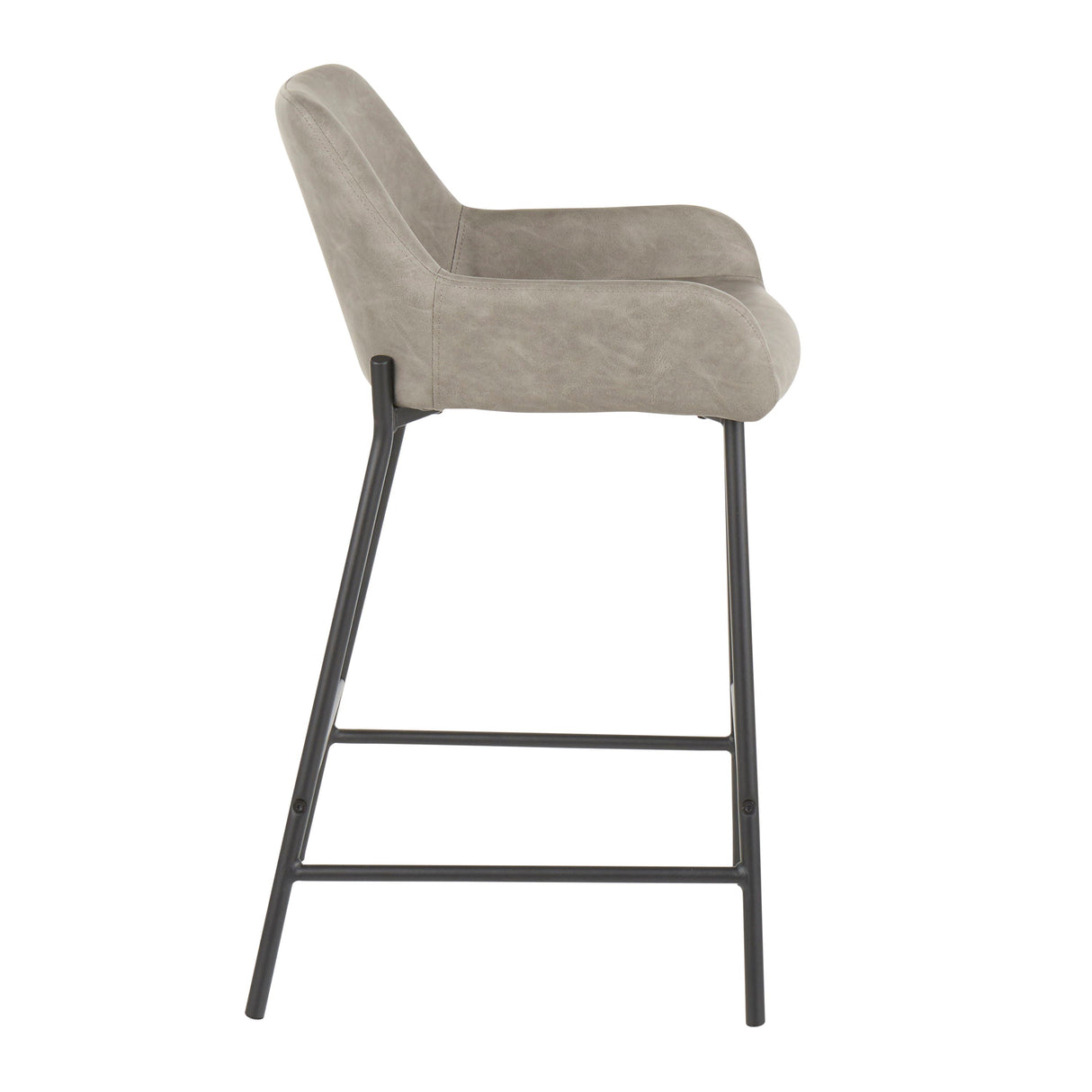Daniella - Industrial Fixed Height Counter Stool (Set of 2) by Couch.com
