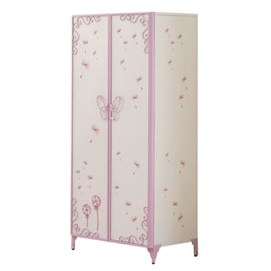 Priya II Synthetic Leather Purple Wardrobe
