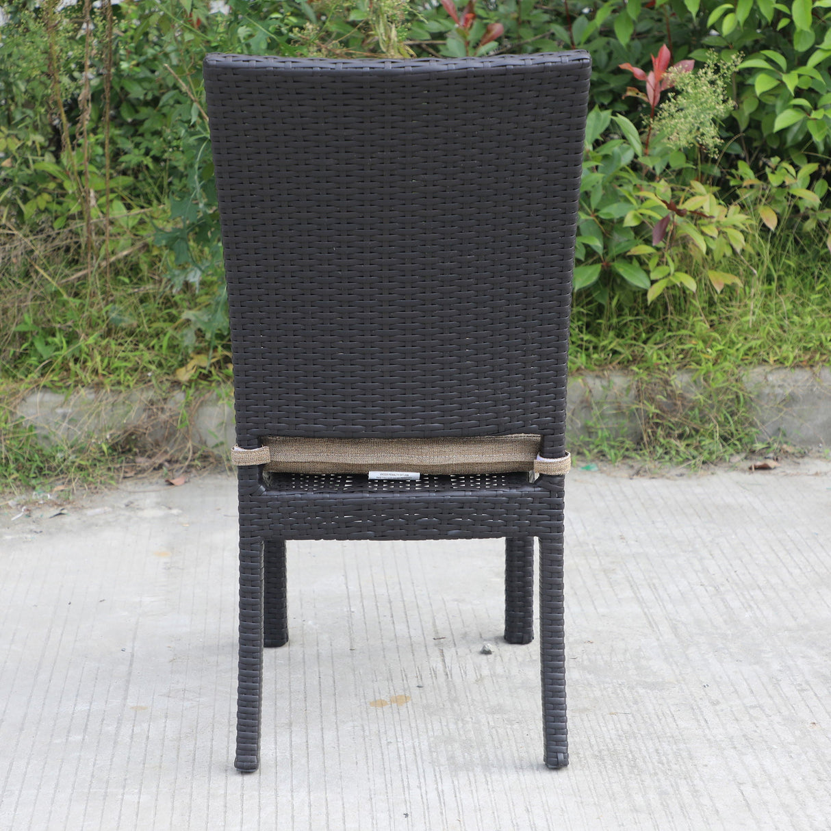 Balcones - Outdoor Wicker Dining Chairs With Cushions (Set of 8) by Couch.com