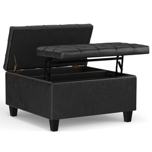 Harrison - Large Coffee Table Storage Ottoman by Couch.com