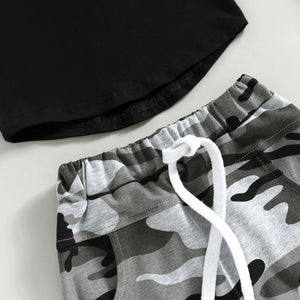 Boys' Hooded Vest T-shirt Suit