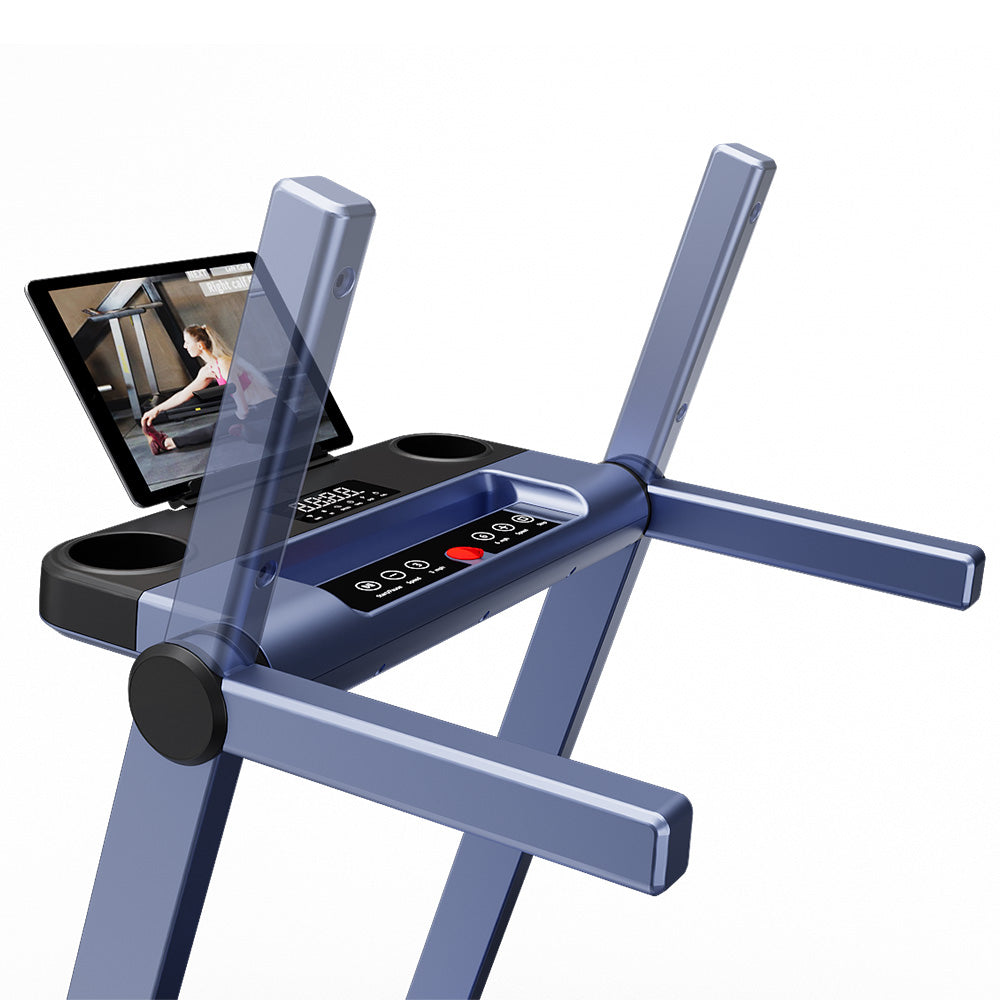 DeerRun A1 Pro Move+  6% Incline Foldable Treadmill——2025 Upgraded Chip & NFC Support | 350Lbs, 10mph Silver