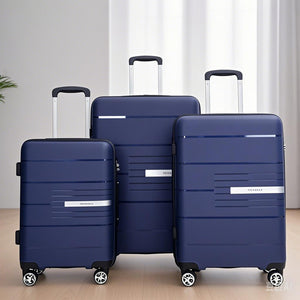 Hardshell Suitcase Double Spinner Wheels Luggage Sets, Lightweight With Tsa Lock, 3 Piece Set by Couch.com