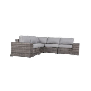 Rattan Sectional Sofa Set With Cushions by Couch.com