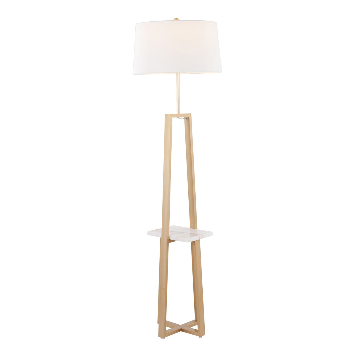 Cosmo - Shelf Contemporary / Glam Floor Lamp by Couch.com