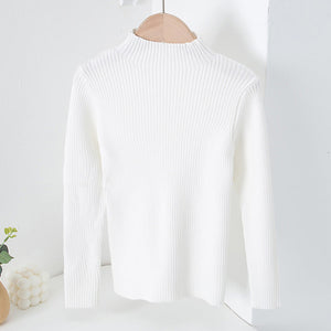 Children's Mock Neck Sweater Knitwear Top