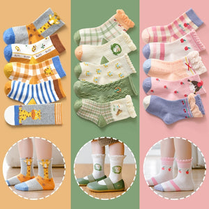 Autumn And Winter Cartoon Dinosaur Mid-calf Cotton Warm Sports Boys' Socks