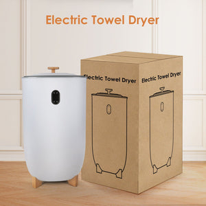 Extra Large Towel Warmers, Luxury Bucket Towel Warmers, Large Towel Warmers For The Bathroom - White by Couch.com