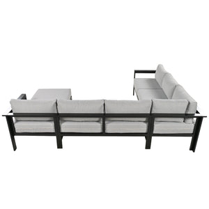 U_Style U-Shaped Outdoor Sectional Sofa Set