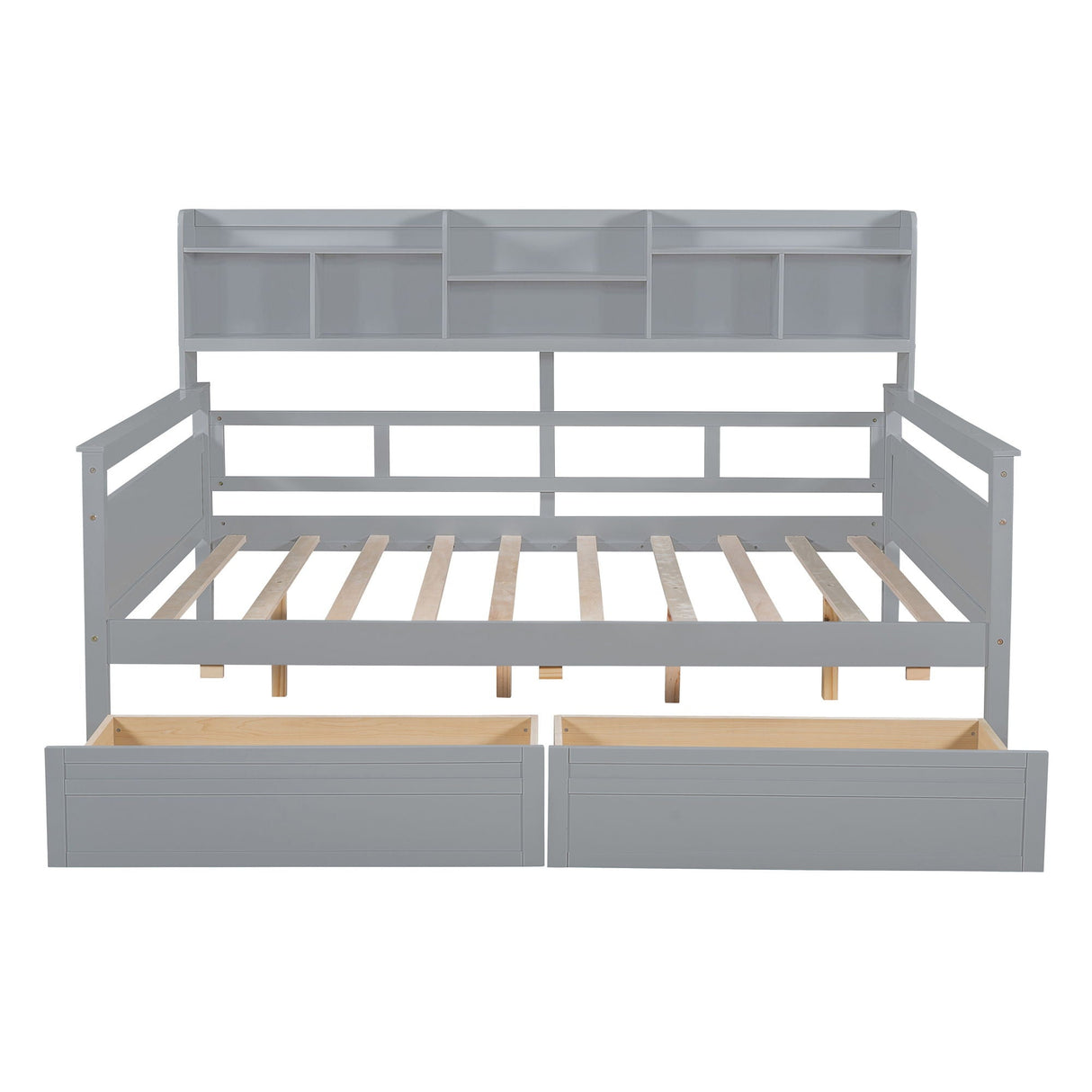 Daybed, Slat Support, With Bedside Shelves And 2 Drawers by Couch.com