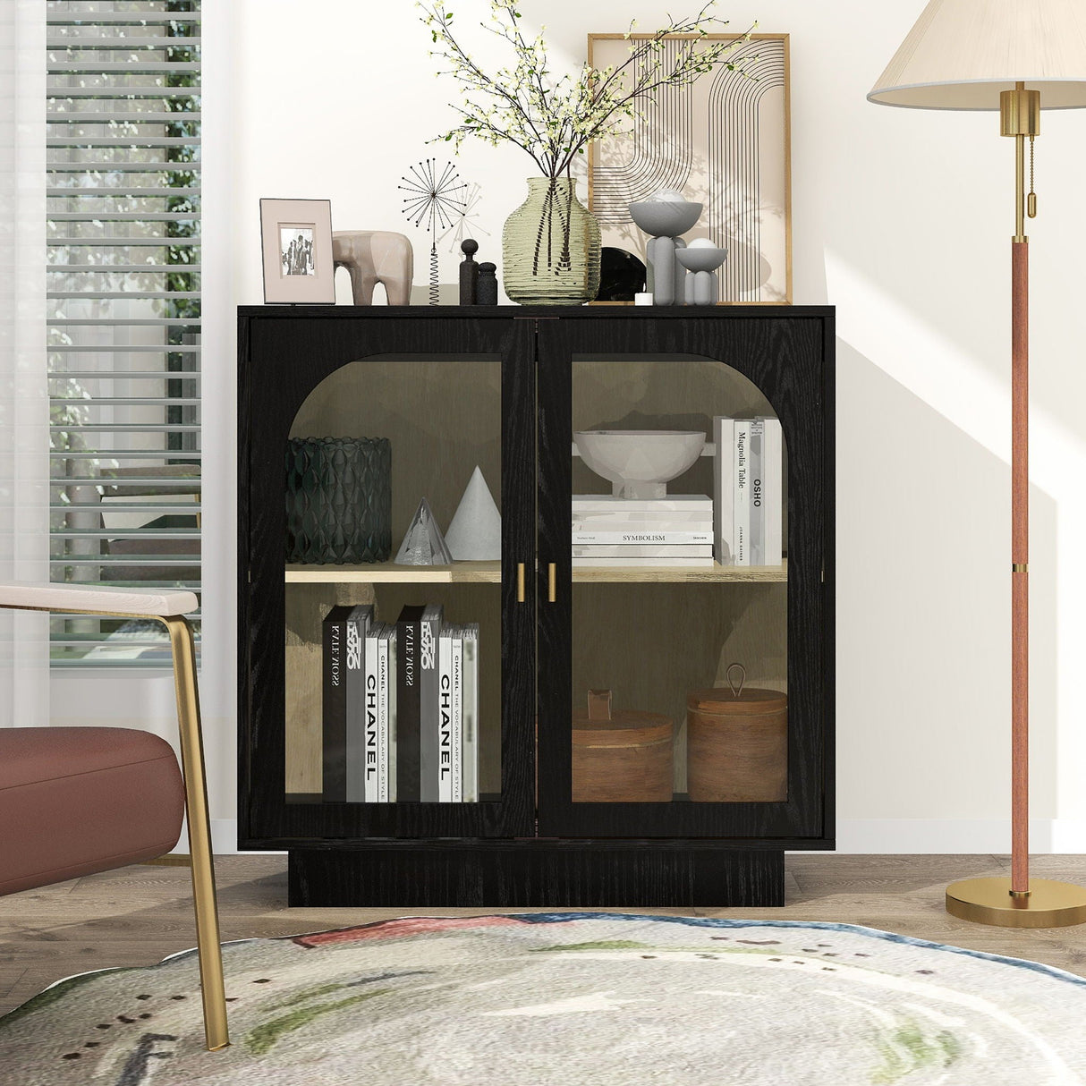 Storage Cabinet With Acrylic Door For Living Room by Couch.com