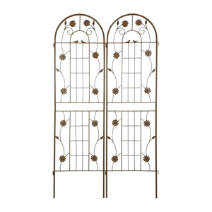 Metal Garden Trellis Rustproof Trellis For Climbing Plant Outdoor Flower Support