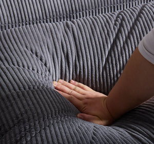 4 Seater Oversized Sectional Sofa With 2 Ottoman And 2 Pillows by Couch.com