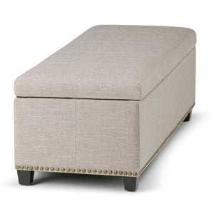 Kingsley - Upholstered Large Storage Ottoman by Couch.com