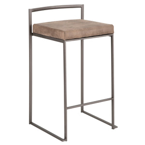 Fuji - Industrial Stackable Counter Stool Elegant Design by Couch.com