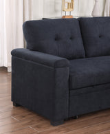Lucca II - 84.5"W Reversible Sleeper Sectional Sofa with Storage Chaise by Couch.com